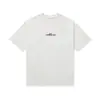 Série de Camisetas Casuais de Algodão Puro com Gola Redonda e Estampa Digital Nova 24Ss para Homens e Mulheres da Marca Tide