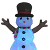Suministro de fábrica PVC inflable Papá Noel Papá Noel luminoso muñeco de nieve luminoso inflable Suministros de Navidad