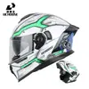 Atacado de Fabricante de Capacetes para Motocicleta para Homens e Mulheres, Capacetes Bluetooth Full-Face, Proteção Fresca Anti-Embaçante para Pilotagem de Veículos Elétricos