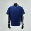 Camiseta Masculina de Verão Nova Estilo Americano Manga Curta, Marca de Moda de Hong Kong, Gola Redonda Simples, Corte Solto Casual, Top Versátil, Roupa Masculina da Moda