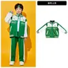 Fantasias de cheerleading infantis, trajes para a cerimônia de abertura do dia esportivo do ensino fundamental, uniformes de classe do jardim de infância e trajes para apresentações em grupo