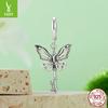 Dije de plata de ley 925 con forma de mariposa del Mago de Oz, divertido y creativo, para pulseras de cuentas, accesorios DIY
