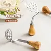 Aplastador de Papas Lindo Aplastador Herramienta para Hornear Aplastador de Comida para Bebés Acero Inoxidable Presionando Triturando Hogar
