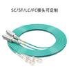 Cabo de rede de fibra óptica multimodo OM3 10G LC-LC de núcleo duplo para salas de computadores, ideal para engenharia.