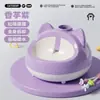 Dispensador automático de agua para gatos, no eléctrico, recarga automática de agua, portátil, boca antideslizante, máquina de beber para mascotas, cuenco y utensilios de comida