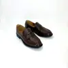 ¡Stock Listo, Envío Inmediato! Zapatos Estilo Wang Xiaodu, Mocasines Retro Estilo Británico sin Cordones con Tacón Grueso, Zapatos Pequeños de Cuero, Zapatos Planos para Mujer