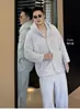 4006 Conjunto de Pijama Grueso con Capucha para Hombre Invierno Nuevo Estilo Cardigan Cálido de Botones con Felpa Interior Se Puede Usar al Aire Libre