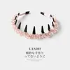 Diadema de Alta Gama con Dientes, Nuevo Modelo 2026, Diadema Versátil Estilo Hada para Celebridades de Internet, Pasador de Pelo de Alta Gama, Accesorio para el Cabello Estilo Coreano