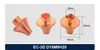 Bico Tridimensional de Camada Única Dupla M9H20 Gangchun E715S0001 Bico de Corte a Laser