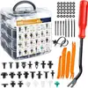 Kit de Reparación Universal de Parachoques y Guardabarros de 845 Piezas, Juego Mixto de 24 Tipos de Sujetadores de Plástico para Carrocería de Automóvil para Modificación