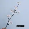 Ramas de Cerezo en Flor de Palo de Rosa Artificial, Arreglos Florales para Mesa de Sala de Estar, Plantas Verdes, Accesorios de Decoración para Sala de Transmisión en Vivo de Hotel, Flores Artificiales