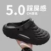 Zuecos de Exterior para Hombre 2025 Nuevo Verano Gama Alta Eva Suela Gruesa que Aumenta la Altura Zapatillas de Punta Cerrada para Deportes y Pesca
