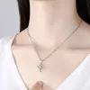 2026 Nuevo Collar con Colgante de Zirconia Brillante en Forma de Corazón Cadena Versátil para Clavícula para el Trabajo Diario Joyería de Regalo para Novia o Mejor Amiga