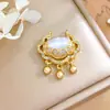 Colgante Nuevo Estilo Chino Cerradura Auspiciosa de Longevidad Accesorios para Joyería DIY Estilo Ins Simple Versátil Accesorios de Collar Suaves para Mujeres