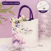 Bolsa de Lona Personalizada con Diseño Impreso, Bolsa de Compras Ecológica, Bolsa de Lona, Bolsa Impresa Multicolor, Bolso de Mano Publicitario Cultural y Creativo, Hecho a Medida