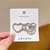 Elegante y Hermoso Pasador para el Cabello con Lentes de Pedrería Modelo Nuevo 2026 Clip de Fleco Lateral de Gama Alta Accesorio para el Cabello