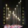 10 Focos Dorados de Bola de Dragón para Pasillo de Boda, Accesorios de Decoración de Boda, Focos de Caña, Marcadores de Pasillo, Marcadores de Pasillo para Escenario T
