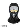 Protección Facial para Otoño e Invierno Máscara de Motocicleta a Prueba de Viento Antideslizante Cara Divertida Gorro Cálido Forrado de Felpa Casco de Ciclismo