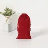 Bolsas de Veludo com Cordão para Embalagem de Joias, Bolsas de Armazenamento Personalizadas no Atacado para Colares, Pulseiras e Brincos, Espessadas e Anti-Oxidação
