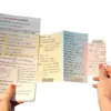 Notas Adhesivas Extensibles, Notas Prácticas para el Aula, Lectura China, Pegatinas Suplementarias Plegables, Libros para Estudiantes