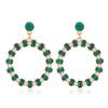 Suministro transfronterizo de nuevos accesorios para aretes, fábrica de origen en Europa y Estados Unidos, aretes huecos, aretes de aro simples, joyería para las orejas.