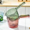 Cuchara de agua ligera, transparente y de lujo para el hogar, para cocina, de gran capacidad, gruesa, con mango largo, de plástico, irrompible, venta al por mayor