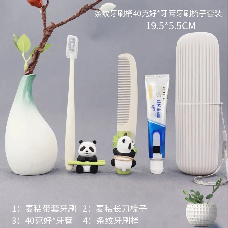 马赛图条纹牙刷桶40克云品牌牙膏牙刷梳子套装.png