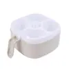 Pote de Tempero com Tampa de Alta Qualidade Recipiente para Temperos de Cozinha Caixa de Temperos Doméstica Caixa de Temperos Integrada com Quatro Compartimentos Saladeira Conjunto Completo
