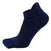 Fábrica de Tejidos Shuanglong se Especializa en Personalizar Calcetines Cortos de Cinco Dedos con Protección de Talón para Hombre, Calcetines de Cinco Dedos de Algodón, Malla Transpirable para Absorber el Sudor