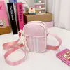 Bolsa Nueva para Niños 2024 Moda Rayada Casual Monedero Exterior Moderna Hombro Cruzado