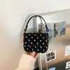 Moda Verano 2026 Bolso Cruzado Elegante de Lunares con Cadena Bolso de Hombro Único Lindo de PU Bolso Cuadrado Pequeño para Mujer