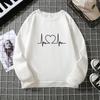 Sudadera de punto con estampado de latidos para otoño e invierno 2025, para estudiantes, chaqueta con capucha forrada de forro polar con estampado europeo y americano, sudadera con capucha al por mayor en AliExpress