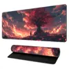 Estilo Pintura a Óleo Mouse Pad para E-Sports Venda Direta da Fábrica Grande Antiderrapante Tapete de Mesa para Estudante Modelo Mais Vendido Transfronteiriço