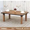 Mesa Plegable, Mesa de Piso para Uso Doméstico, Mesa Baja Plegable para Comedor en Mirador de Tatami, Mesa de Comedor Simple para Cama, Mesa Redonda, Mesa Cuadrada