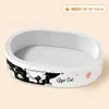Tabla rascadora para gatos y cama para gatos en uno, resistente a los arañazos, resistente al desgaste, no suelta pelo, 15 cm de alto, papel corrugado, juguete para gatos, accesorios para gatos