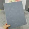 Pasta com Encadernação em Espiral, Capa Dura em Couro, Formato A4, com Folhas Soltas, em Estoque, Livro para Armazenamento de Amostras de Tecido com 3 Furos, Livro de Amostras de Cartões Coloridos, Livro de Amostras de Tecido em Branco