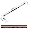 Barra de extensión doblada de 1/2 pulgada, extensión para dado, extensión de barra en L, barra de conexión doblada, dado de extensión, herramienta de llave en L