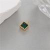 Acessórios para joias diy pingente de gota com zircônia cravejada 14K pingente retangular pequeno material para pingente de pulseira e colar feito à mão