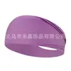 Diadema deportiva europea y americana banda para el sudor de yoga diadema para correr fitness hombres y mujeres diadema de algodón elástico pañuelo para la cabeza diadema de color liso accesorios para el cabello