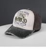 Gorra para hombre con estampado lavado, vieja, rasgada, con agujeros, estilo vintage, con borde curvo, ideal para combinar con todo, informal, para calle, para mostrar el rostro de una chica.
