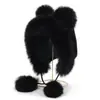 [Salida de Fábrica] Gorro de Peluche Orejas de Oso para Labios, Niños Otoño e Invierno, Gorro Cálido de Pelo con Protección para las Orejas