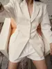 Ropa para Mujer Estilo Europeo y Americano 2026 Otoño Nuevo Elegante Versátil Patchwork Con Cordones Blazer para Mujer