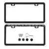 Marco de matrícula americano para coche modificado directo de fábrica Amazon EE. UU.. marco de placa de matrícula de acero inoxidable de calibre marco de placa de matrícula