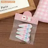 Pinzas para el pelo de lunares dopamina frescas de verano para niñas, pinzas laterales versátiles, pinzas elegantes para flequillo, accesorios para el cabello al por mayor