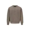 Suéter cárdigan perezoso de dos piezas falsas de alta gama de nicho americano para hombres y mujeres otoño e invierno chaqueta de punto versátil retro de moda