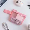 Bolsa de Almacenamiento Digital de Malla Estilo Ins para Viaje Organizador de Cables de Datos Auriculares Power Bank Multiusos Transfronterizo