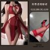 Manyu Lingerie Sexy Feminina Recorte Céu Estrelado Sexy Camisola Laço Tentação Desejo Puro Fenda Malha Pijama 9519