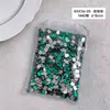 Pedras de Strass Octogonais Azuis da Moda para Nail Art, Pedras de Strass Super Brilhantes com Fundo Reto, Pedras de Strass de Vidro Cristal para Unhas, Pedras de Strass Azuis Claras de Formato Irregular