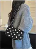 2026 Nuevo Diseño de Nicho Retro Bolso de Empanada Moda Lunares Bolso Cruzado para Viajes Diarios Hombro Único Bolso Debajo del Brazo