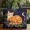 2026 Site Independente Transfronteiriço Amazon Nova Bolsa Tote Acolchoada com Estampa Digital Casual para o Dia a Dia Bolsa de Algodão